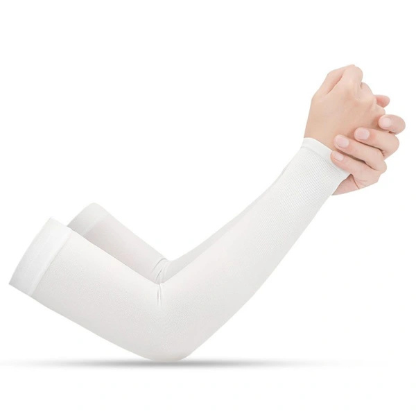 Arm Sleeves Arm Cover VIT Hvit