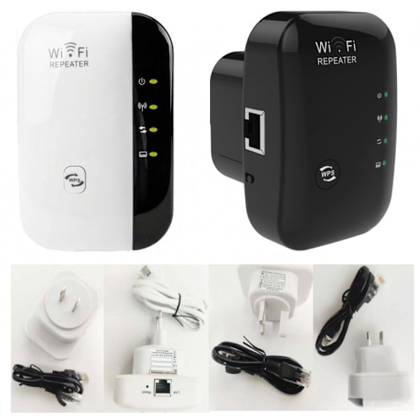 300M Wifi Signal Booster Trådlös Repeater Wifi Förstärkare Wifi Range Extender för Hemmakontor Vit