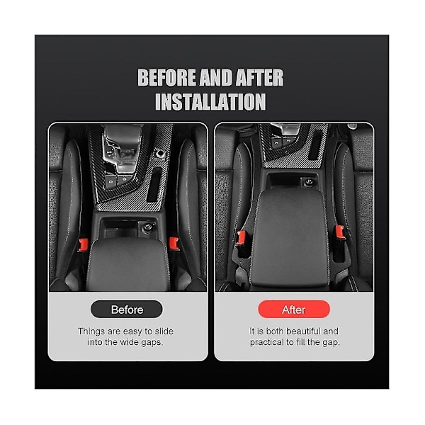 XJ-Auton istuimen välikkeen täyte Universal Tiivis Täyttönauha Anti-drop Välikenauha Auton sisätilan lisävarusteet