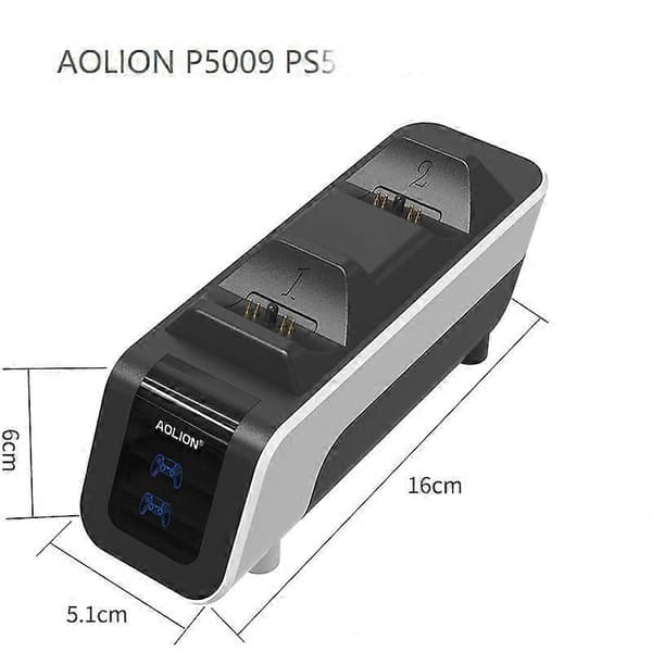 PS5 Controller Charger, PS5 Controller Charging Station for PS5 Controller Stand, PS5 Controller Charger for AOLION P5009 PS5