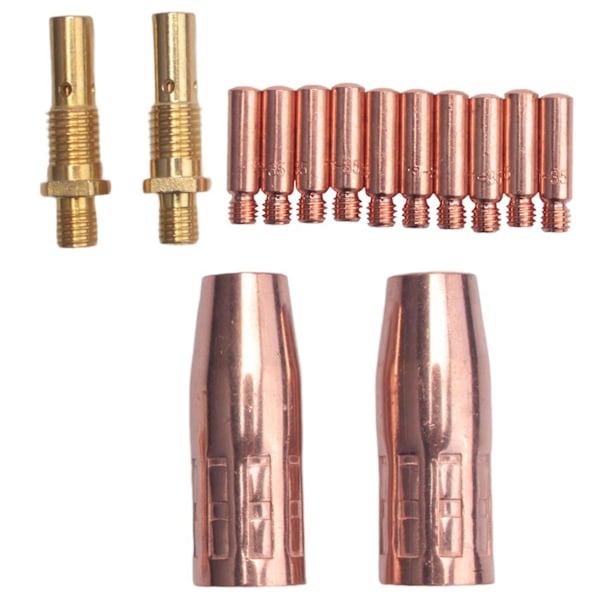 XJ-14-osainen MIG-hitsauspolttimen lisävarustesarja Mini /1 & Magnum 100L MIG-hitsauskoneille, suutinsarja
