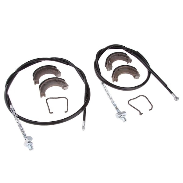Fram- och bakbromsvajer & bromsbackar för Yamaha Pw Py 50 Py50 Pw50 Peewee50