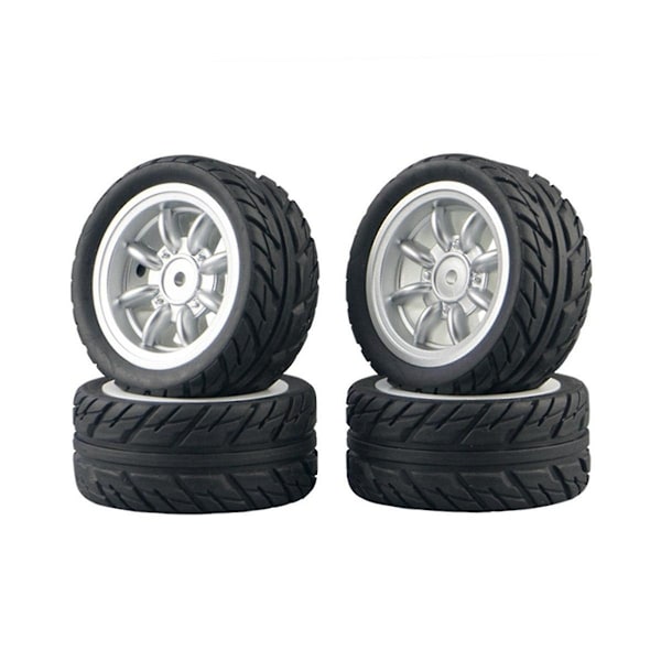 XJ-4 stk. Gummi Dæk Hjul til Sg1603 Sg1604 Sg1605 Ud1601 Ud1602 Ud1603 Ud1604 1/16 Rc Bil Opgradering