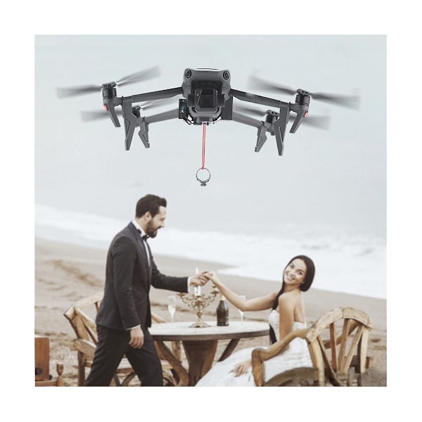 XJ-Thrower Airdrop Leveringssystem Drone Dropper For 3 Fiskeagn Vielsesring Gavelevering(b)
