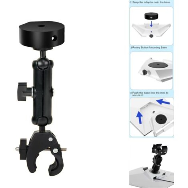 Takstativ for bil, klemme i rustfritt stål for Starlink Mini, mini bilklemmeholder
