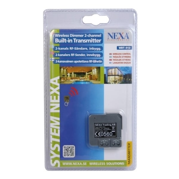 XJ-Nexa WBT-912 2-kanavainen uppoasennettava lähetin