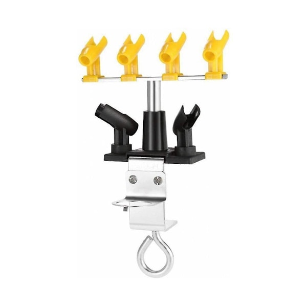 XJ-Airbrush Holder Kits Universell Klemme-på 6 Maling Airbrush Og 1 Regulator 360 graders Effektivt Arbeid