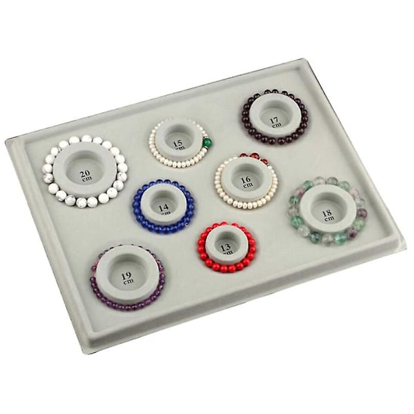XJ-Perlebrett Armbånd Designbrett Flokket Perlebrett Halskjede Perlebrett Smykkeorganisator