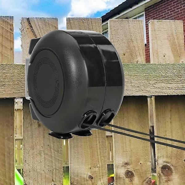 30 meter udtrækkelig tørresnor med dobbelte snore
