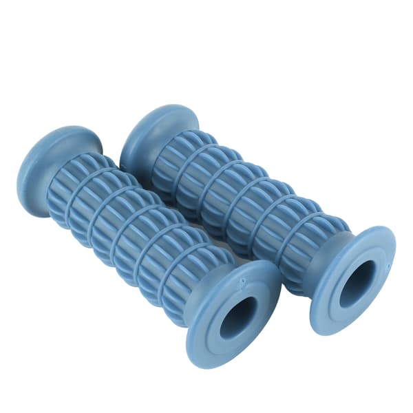 Universal Motorcycle Rubber Grip Handlebar 25-28mm Blue