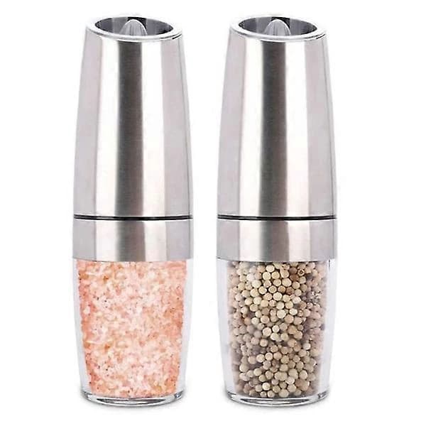 Electric Salt and Pepper Grinder, with Adjustable Coarseness