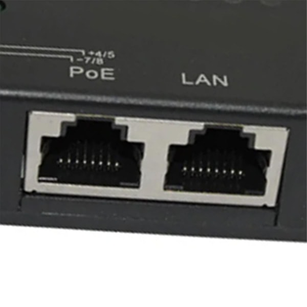 XJ-100mbps 5v 12v 24v 48v/1a Poe Injector Strömdelare För IP-kamera Poe Adapter Modultillbehör