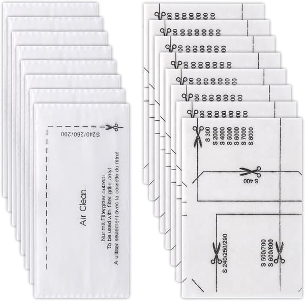 Dammsugarfilterkit, HEPA-luft- och förfilter kompatibla med Miele Complete C1 C2 C3 och S-serien, för hemstädning, 24-pack