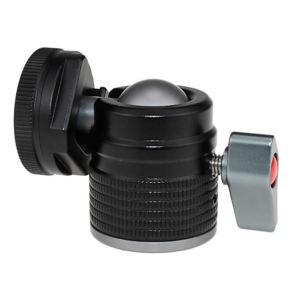 XJ-Mini Kulhuvud Stativhuvud Med Universella 1/4 Tums Skruvfästen För DSLR-kameror Blixtstativ Monopod