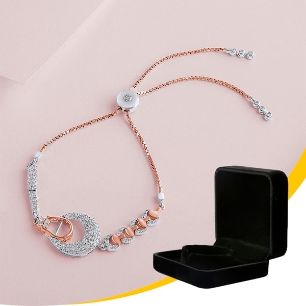 Fløjlsarmbåndsboks - Elegant sort smykkeskrin til armbånd, ure, halskæder - Perfekt til forlovelse, bryllup