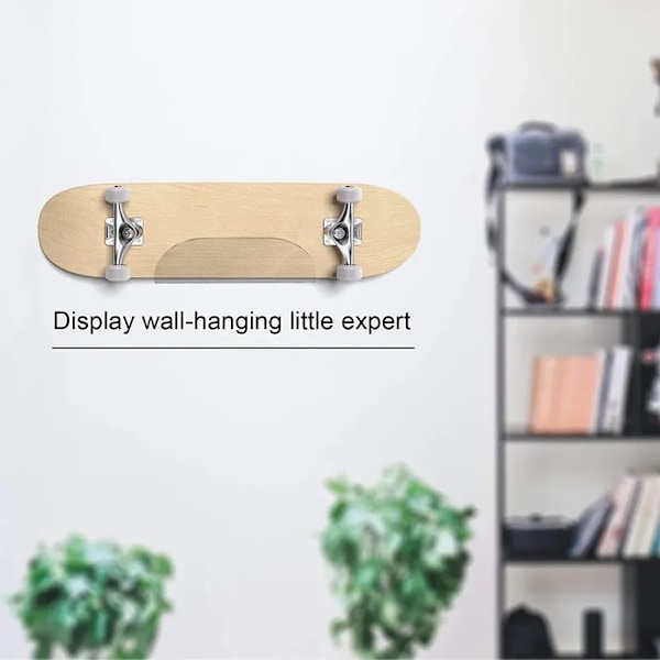 Skateboard Væghænger Skateboard Holder Akryl Beslag Til Longboard Snowboards Vandski Skateboard Hænger