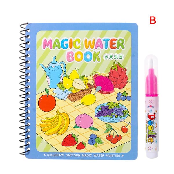 Magisk vattenritbok målarbok för barn