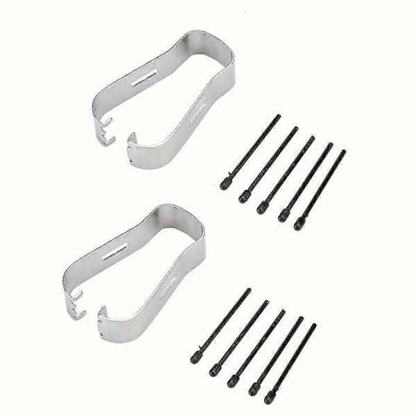 XJ-2 Sett Universelle Erstatningstupper for Samsung Galaxy Note 3/4/5 S Pen (svart)
