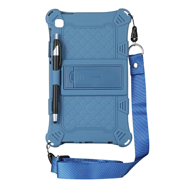 XJ-Silikone Etui Til Tab A7 Lite 8.7 Tommer 2021 T220 T225 Tablet Etui Tablet Stand Med Pen Og Rem