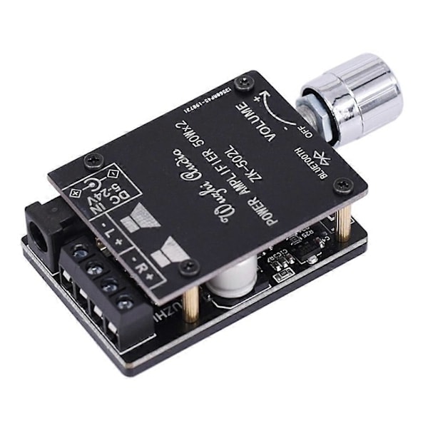 -502L 2X50W Bluetooth 5.0 Förstärkarkort Digital Audio HiFi Stereo Dubbelkanal Klass D AMP