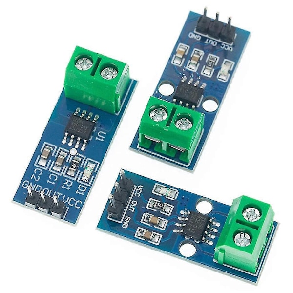 XJ-Strömsensormodul ACS712 30A 20A 5A Strömtestare ACS712ELC Effektmodell