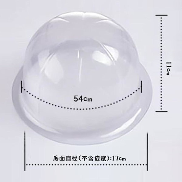 10x Hattställ Inre Stöd Organizer Huvudomkrets 54cm Bärbara Transparenta Insatser Hattinsatser Hattvisningsställ För Vardagsrum SovrumBY