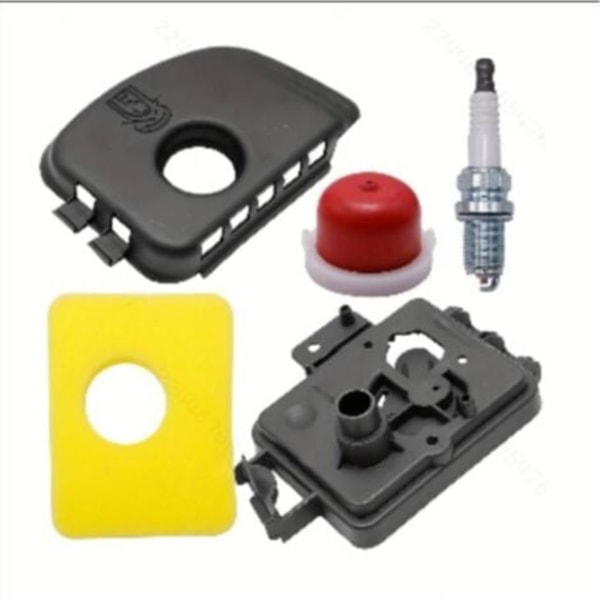 595663 Luftfilterbas, 595660 Luftfilterkåpa och Skumfilter Ersättning för Briggs Stratton 450E 500E 550E 550Ex Gräsklippare