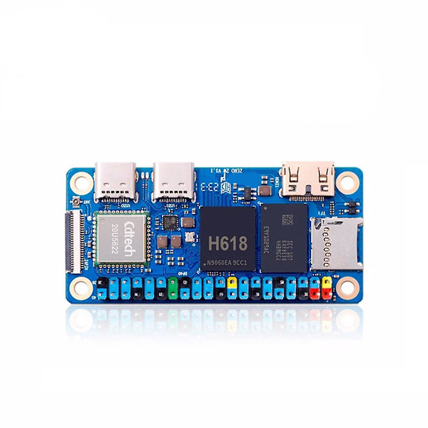 XJ-For Zero 2w Utvecklingskort 1g Ram+expansionskort+kylfläns Ddr4 H618 Wifi5 Bt5.0 Stöd 4k 60f