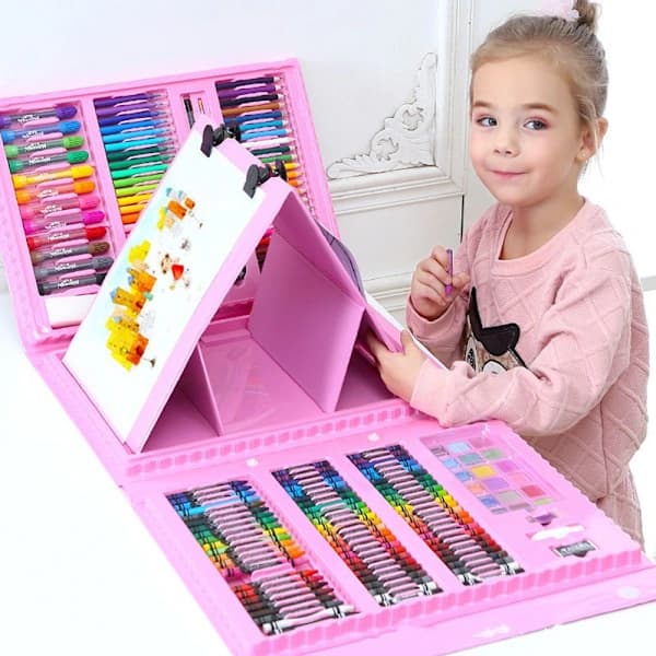 Akvarellpennset Crayon vattenpenna 176 delar