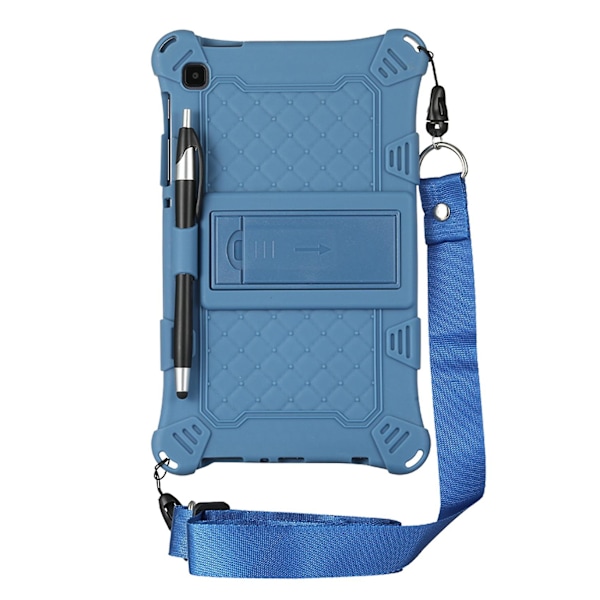 XJ-Silikone Etui Til Tab A7 Lite 8.7 Tommer 2021 T220 T225 Tablet Etui Tablet Stand Med Pen Og Rem