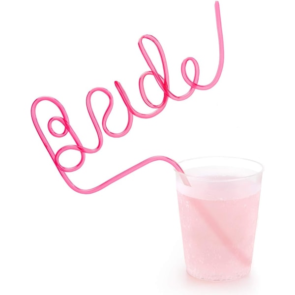 XJ-Bachelorette Penisstrån | Möhippa Dekorationer + Bröllopspresenter, Rosa, Strån, Penisstrån