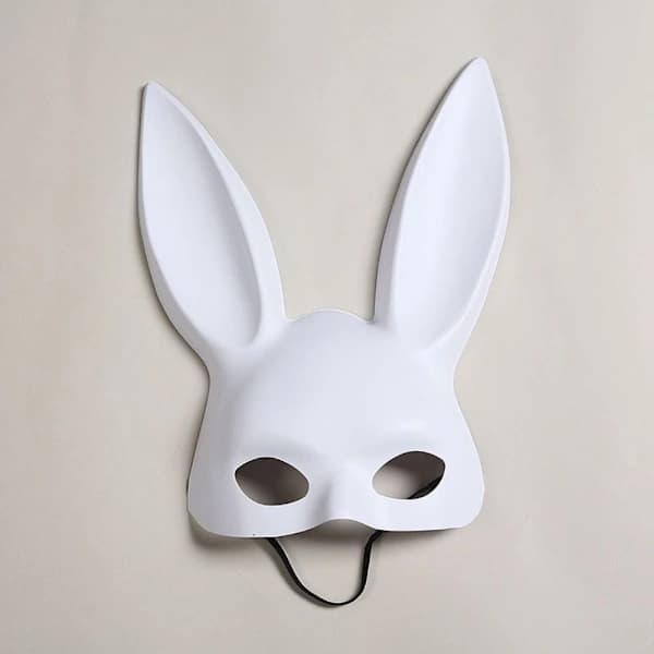 Kaninmask Ansikte Lång Elfenben ivory
