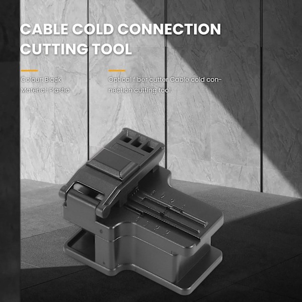 XJ--X01 FTTH MINI Optisk Fiberklipper ABS Lille Høj Præcision Fiber Cutter Kabel Kold Forbindelse C