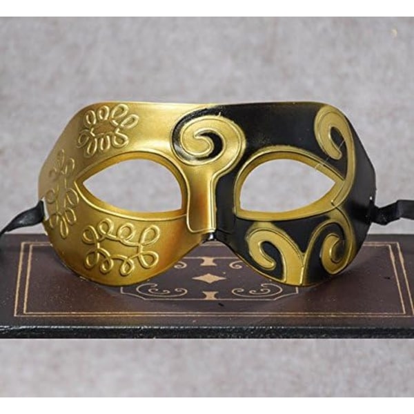 XJ-Romersk Gresk Maske for Menn - Venetianske Masker - Karnevalsmaske - Halloween Kostyme