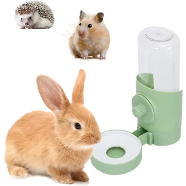 500ml Automatisk Vattendispenser för Kanin Marsvin Chinchilla Hamster Drickskål Tillbehör