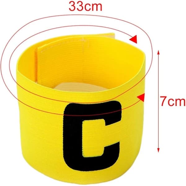 6 stk Fotball Lagkaptein Armbind, Justerbar Størrelse Elastisk Lagkapteinarmbind, Elastisk Lagkapteinarmbind, Egnet For Flere Idretter Som Fotbo...