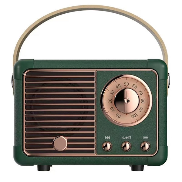 XJ-Retro Bluetooth-højttaler, vintage-indretning, lille trådløs Bluetooth-højttaler, sød gammeldags stil