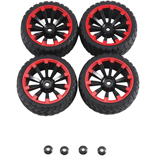 XJ-4 stk 12mm Hex Felger & YD 2.59inch Gummidekk For Rc 1/10 On-road Touring Bil,a