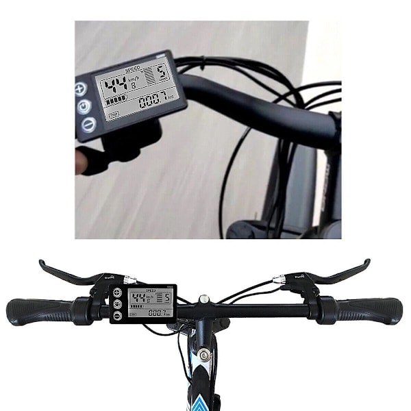 Ny LCD-skärm för elcykel 24V/36V/48V Display E-bike Elcykel