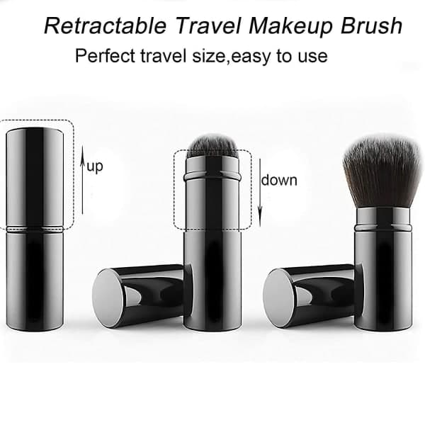 Udtrækkelig kabuki makeupbørste