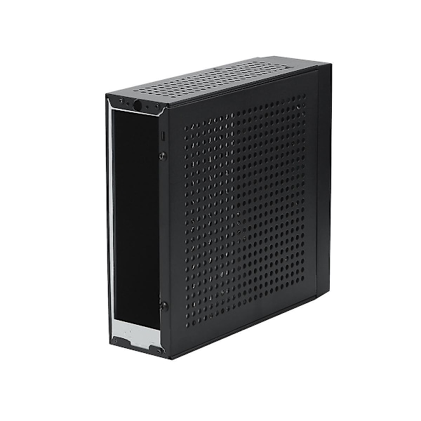 XJ-M09 Htpc Värd Mini Itx Datorchassi Dc Strömförsörjning Industriellt Kontrollchassi Hemmadesktop Dator