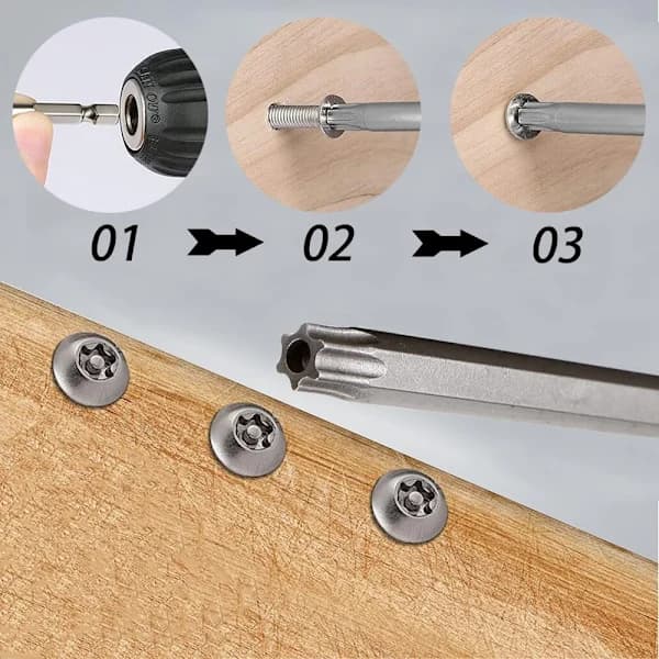 8 kpl Torx-sarja Magneettinen sabotointi