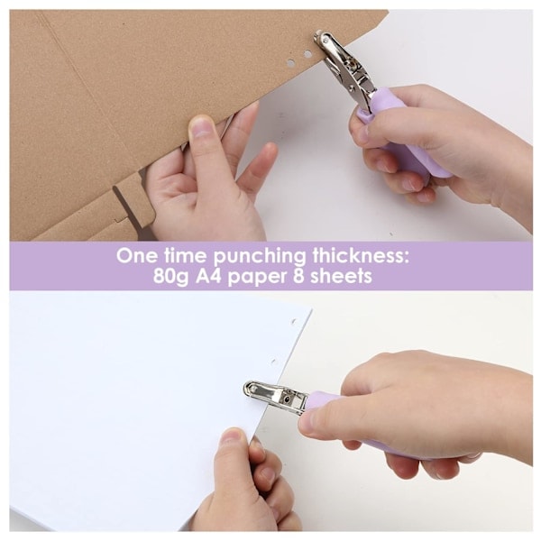 Single Hole Punch 1/4 Inch (6mm) for Home, Office and School