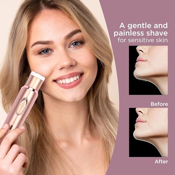 Electric Shaver for Women 2-in-1 Lady Razor Portable Rechargeable KLB
