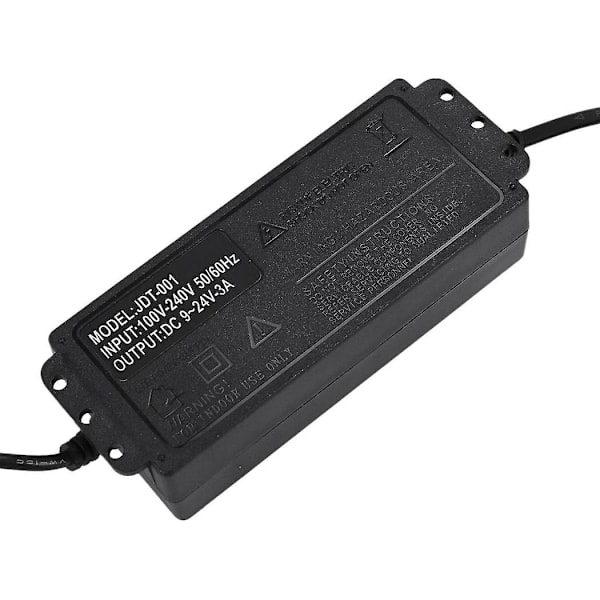 2x 9-24v 3a 72w AC/DC-adapter Skiftende Strømforsyning Reguleret Strømforsyningsadapter Display EU-stik Høj Kvalitet