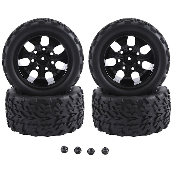 XJ-12mm Hex 1/10 Rc Lastbil Hjul Och Däck För 2wd Vxl Redcat ,a