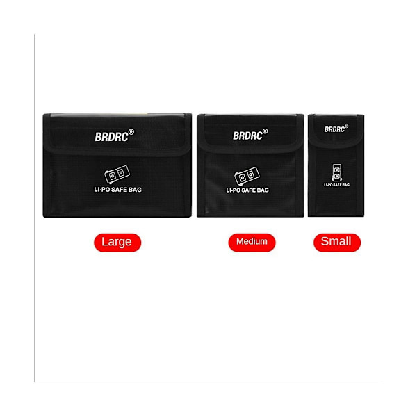 XJ-For 3/3 Pro Drone Batteri Sikker Veske Eksplosjonssikker Beskyttelsesveske Batterietui, For 3 Batterier