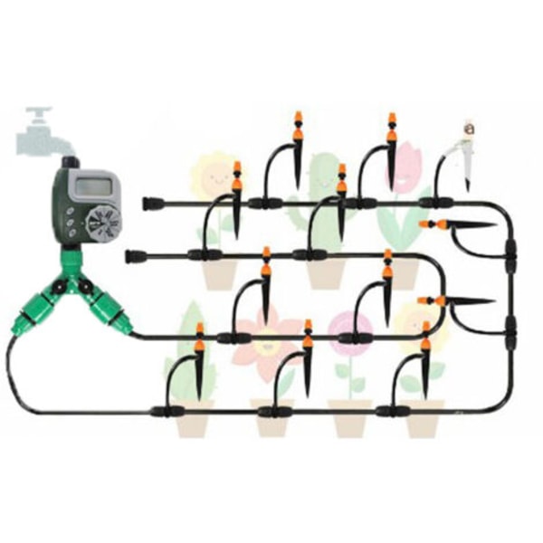 Rain Delay Vanningsur, G3/4 Digital Kran Timer, Programmerbar Vanningskontroller for Automatisk Hagevanningssystem