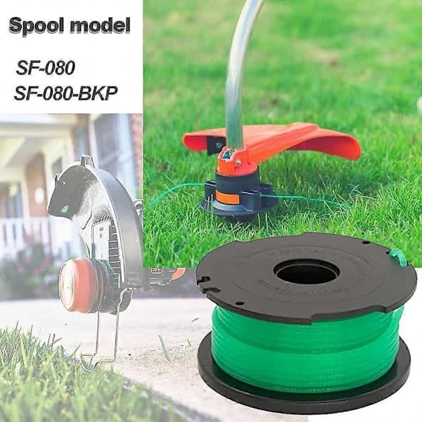 1 Spoledeksel + 3 Erstatningsspoler for Black &amp; Decker GH3000/GH3000R/LST540/LST540B Gressklipper Sp