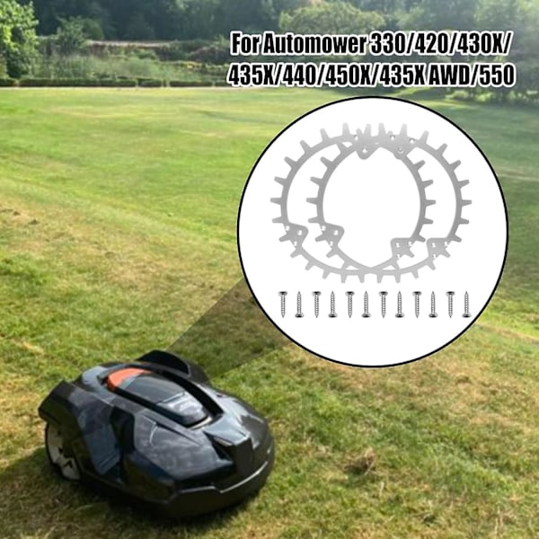 Hold musen over billedet for at zoome ind. Robotplæneklipperspig i rustfrit stål til Husqvarna Automower 330 420 430X 435X 440 450X 435X AWD 550, forbedret trækkraft